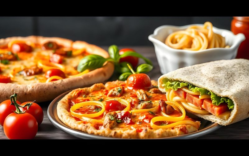 pikaso_texttoimage_I-need-banner-image-with-pasta-pizza-sandwich-and-